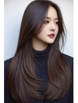 クワイア 川崎店(0choir)&nbsp;大人ガーリー/ダークアッシュ/似合わせカット/川崎