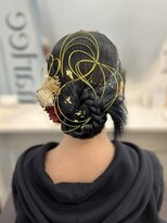 マーリー(marlee)&nbsp;カチモリシニヨン タイト ヘアセット 表参道 結婚式 お呼ばれ