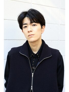 プランツヘアー リバースセンターパート コンマバング 韓国風ヘア 博多美容室