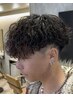 メンズカット＋スペインカール￥13200#桑名#四日市#外国人風パーマ#メンズ