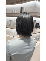 エレノア 静岡店(Eleanor)&nbsp;【八重津】セット楽チン！レイヤーボブ×ブリーチなしグレー