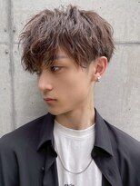 ロンドソル 四日市(Lond Sol) men's/メンズ波巻きスパイラルパーマ/ナチュラルツーブロック