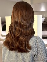 ユニバイリサ 天神大名店(uni by risa)&nbsp;ベージュカラー ゆる巻きロング 艶髪カラー 髪質改善 20代