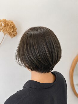 モク(mok)の写真/お家での習慣やお手入れが楽になるようなショートスタイルもご好評いただいております。