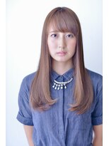 イグレックビス(igrek bis)&nbsp;IGREKBISジグザグバング×ブルージュ×3Ｄカラー×ミニマムボブ