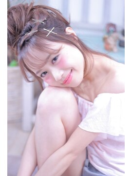 カシュカシュ(cache cache) cache cache★おフェロ感たっぷりのメッシーバン