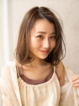 メゾンドイギー(MAISON de IGGY) 色っぽフェロボブ#前髪#マロンベージュ#Aラインボブ