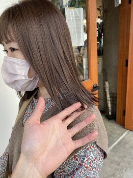 ヘアーラボ ハチ(HAIR LABO HACHI) ほんのりピンクブラウン☆