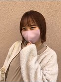 大人気のぷつっとボブ【藤枝/髪質改善/デザインカラー】