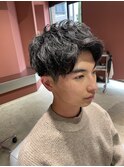 パーマ風マッシュショート 担当土井