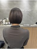 【ワンランク上のボブ】切りっぱなしボブペールベージュ【浦和】