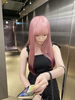 ペレ 栄店(PELE) 斜めバング/グレージュカラー/シルキーベージュ/栄/名駅