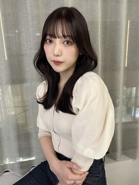 ボタン テンジン(VOTAN tenjin) ワインレッド/艶髪/顔周りカット/ワンホンヘア/天神韓国ヘア