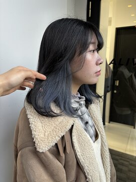 アライブ キチジョウジ(ALIVE Kichijoji) ALIVE kichijoji / イヤリングカラー×ブルーシルバー