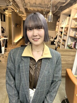 ライツ オオサカ(Litze osaka) ラベンダーシルバー切りっぱなし【中阪】