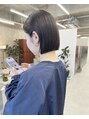 ノエ トトン(noe tton) ぷつっとしたラインの切りっぱなしボブ得意です!(名駅/ボブ)