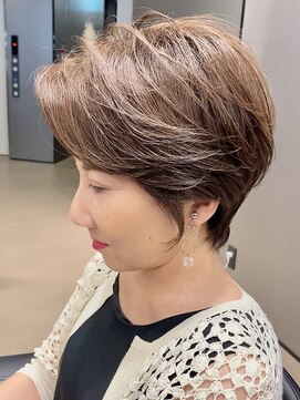 ハルキ ミナト ジャパン オオサカ(HARUKI MINATO japan OSAKA) 40代50代60代白髪マッシュショートボブ大人美人くびれ髪質改善