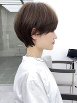 ビューブルー 亀戸錦糸町(VIEW BLUE)&nbsp;美髪シアーカラーピンクブラウンショートカット切りっぱなしボブ