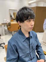 ネイロ 錦糸町(NeiRo)&nbsp;マッシュショート黒髪ツーブロック刈り上げニュアンスパーマ