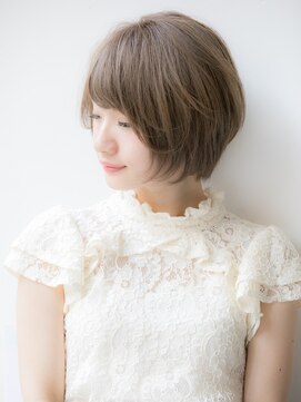モナコ 広尾 恵比寿(monaco) 【monaco】40代ベース顔さんに似合わせる丸みショート/広尾