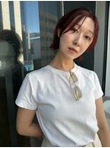 レッドカラー×ミニボブ【本多身和子】