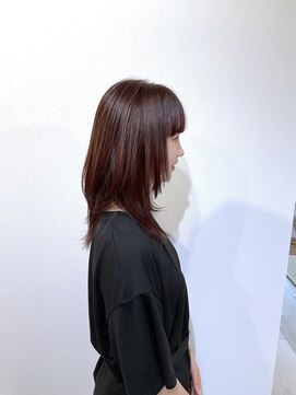 クク(coucou) 前髪あり×ソフトウルフ