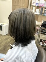 アルターリール(aL ter Rire)&nbsp;黒髪/ボブウルフ/ネビージュ/小顔/ワンレン/杉田花乃