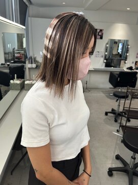 キング 枚方店(K!ng) 縮毛矯正髪質改善ハイライトレイヤーカット枚方美容室エクステ