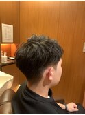 銀座　理容室　ナチュラルツーブロック