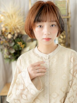 カバーヘア ブリス 川口(COVER HAIR bliss) ダブルカラーハイライトフレンチカジュアルa川口10代20代30代