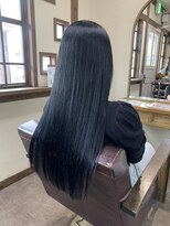 ガルボ ヘアー(garbo hair) 髪質改善 10代 20代 30代 ストレート ブルーブラック 艶髪