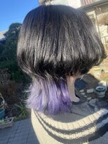 ぱ～ま屋 おおさき&nbsp;ウルフカット+インナーカラー