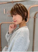 □イメチェン外ハネボブ美髪ワイドバングレイヤーショート錦糸町