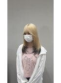 抜きっぱなしブロンド×エンドカラー
