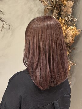 ヒトイロ(hitoiro) 艶々アッシュピンク