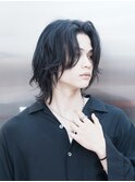 渋谷メンズボブウルフ緩めスパイラルパーマニュアンスパーマ