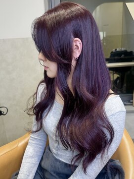 ルシティ(Le City) wine red 【ダブルカラー/ブリーチ/髪質改善】