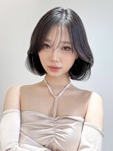 ロンドリメゾン 原宿(Lond re Maison.)&nbsp;オリーブグレー/ボブ/顔周り/小顔/レイヤー/髪質改善/縮毛矯正