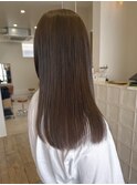 《Utoo e's鎌倉》韓国風/美髪カラー×艶髪ストレート/髪質改善