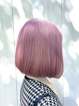 ステア ケース(stair case) ピンクベージュ韓国風透明感カラー髪質改善トリートメント