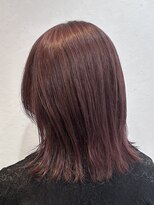 ル ジャルダン 戸塚店(le jardin)&nbsp;ウルフカット/バーガンディー/カットカラー/20代/30代/40代