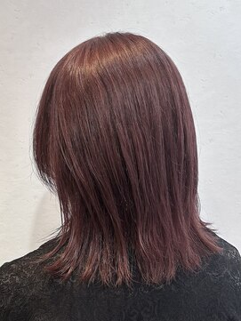 ル ジャルダン 戸塚店(le jardin) ウルフカット/バーガンディー/カットカラー/20代/30代/40代