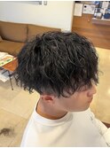 メンズカットツイストスパイラルパーマ