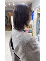 オリビアヘアー(OLIVIA HAIR) ムラを整えた柔らかミルクティー