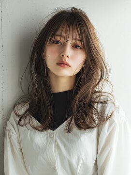 透明感あふれる☆大人可愛いほつれウェーブロング