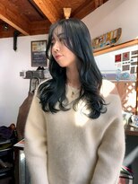 ラック 津田沼(LUCK) 深緑/ケアブリーチダブルカラーインナーカラー