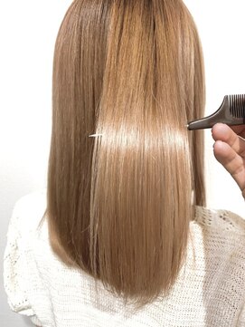 ヘアカラー専門店fit color 平井店【フィットカラー】オーガニックカラー/白髪染め ダークアッシュ/似合わせカット/ミディアムレイヤーカット[平井]