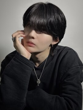 アイトーキョー 下北沢(AI TOKYO) シースルーフェザーウルフパーマ/下北沢/メンズカット