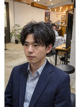 ジェットブラックキューサンロク(JET BLACK 936) 仕事で差がつくセンターパート