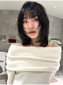 20代30代春◎韓国風レイヤーボブ×顔周り